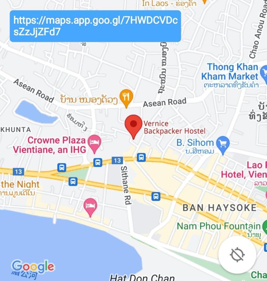 Vernice Backpacker Hostel Vientiane Exteriér fotografie